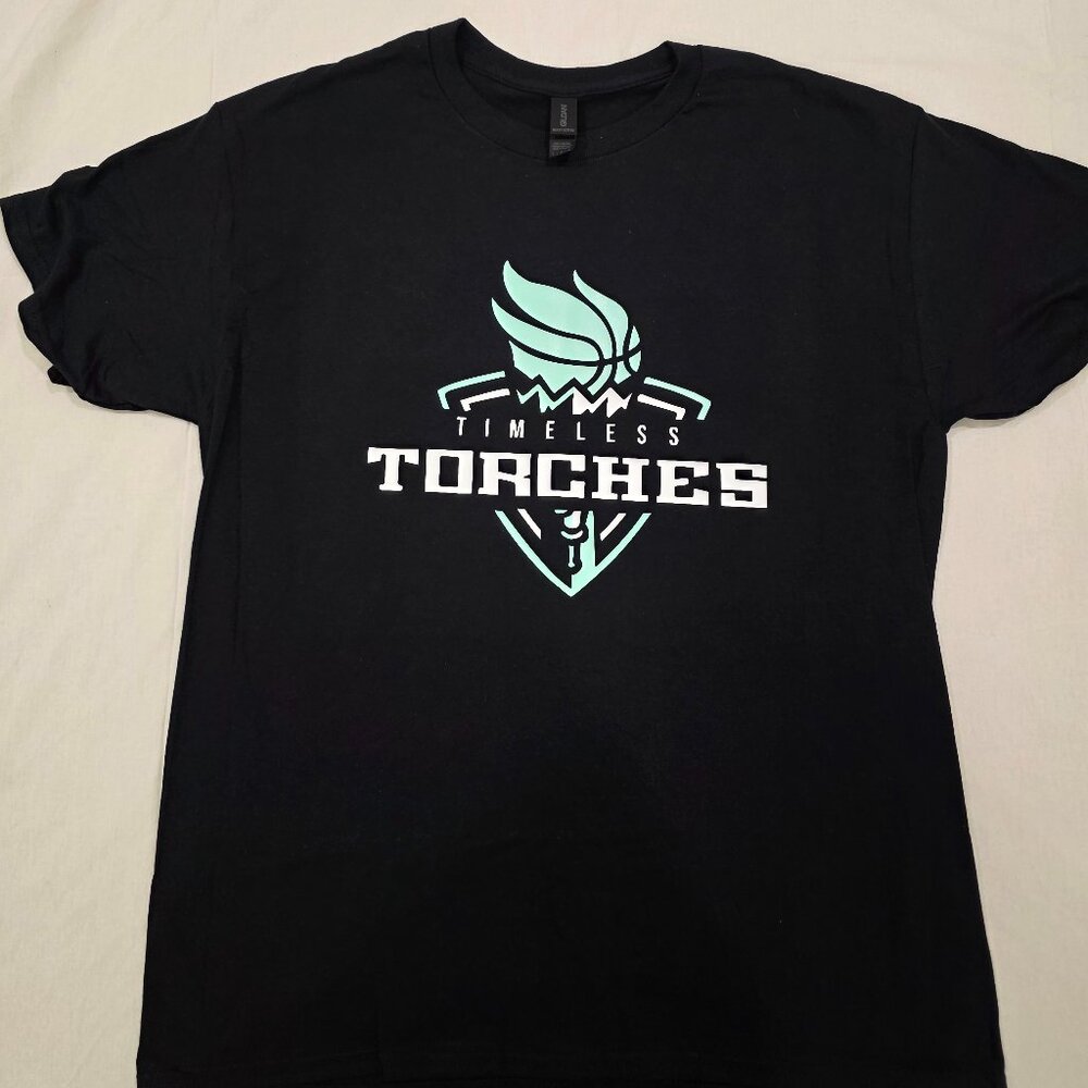 New York Liberty Timeless Torches T-Shirt Men's Size Large- New W/O Tags!
